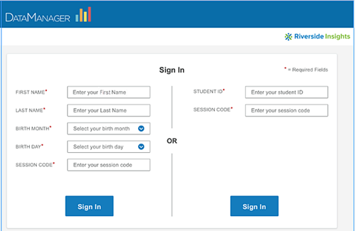 Riverside Data Manager Student Login