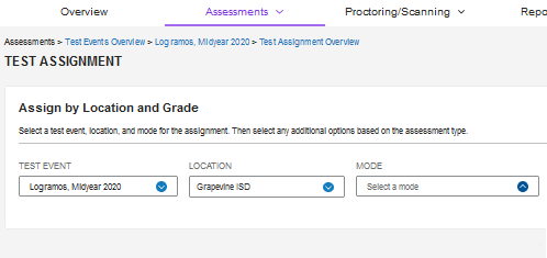 OMR Assignment filters