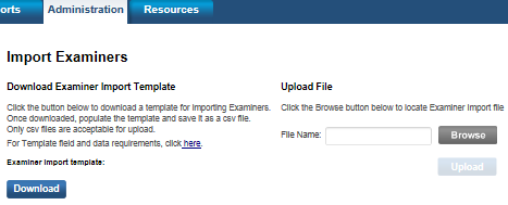 Import Examiners