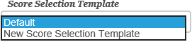 Score Selection